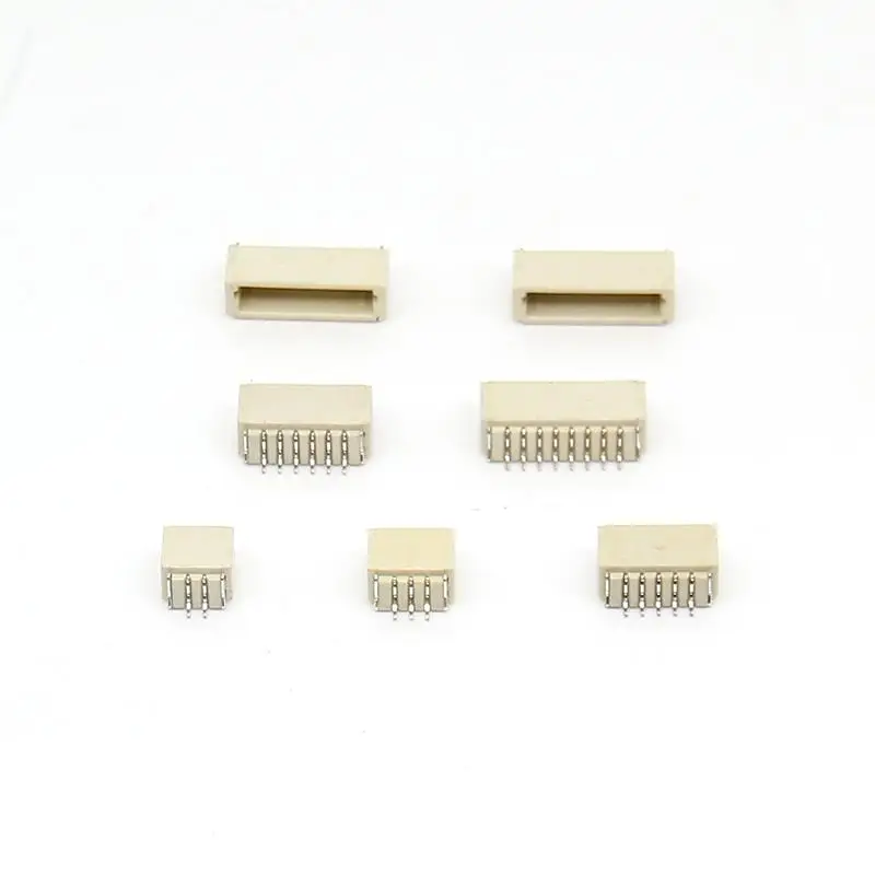 SH1.0 horizontal connector 1.0mm pitch high temperature resistant pin holder 1.0 patch horizontal connector socket interface