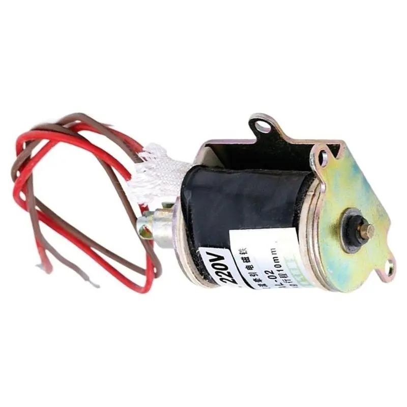 A76K SAL-02 Push-Pull Electromagnet AC 220V 0.2N Tubular Traction Solenoid Remote Control Device For Industrial Automation