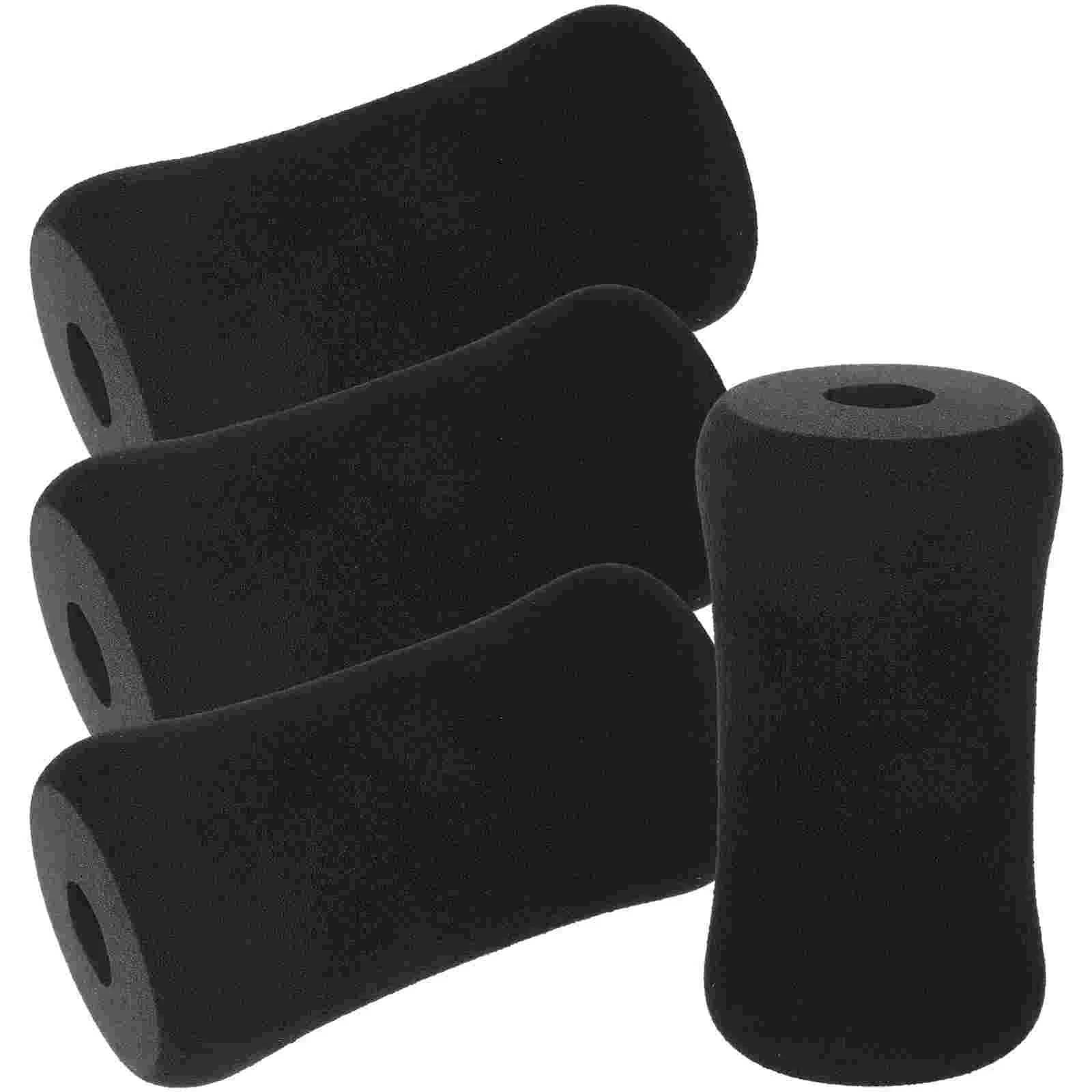 Foot Foam Pads Black Foam Rollers Replacement For Leg Extension For Weight Bench Home Bench And Gym Workout Machines