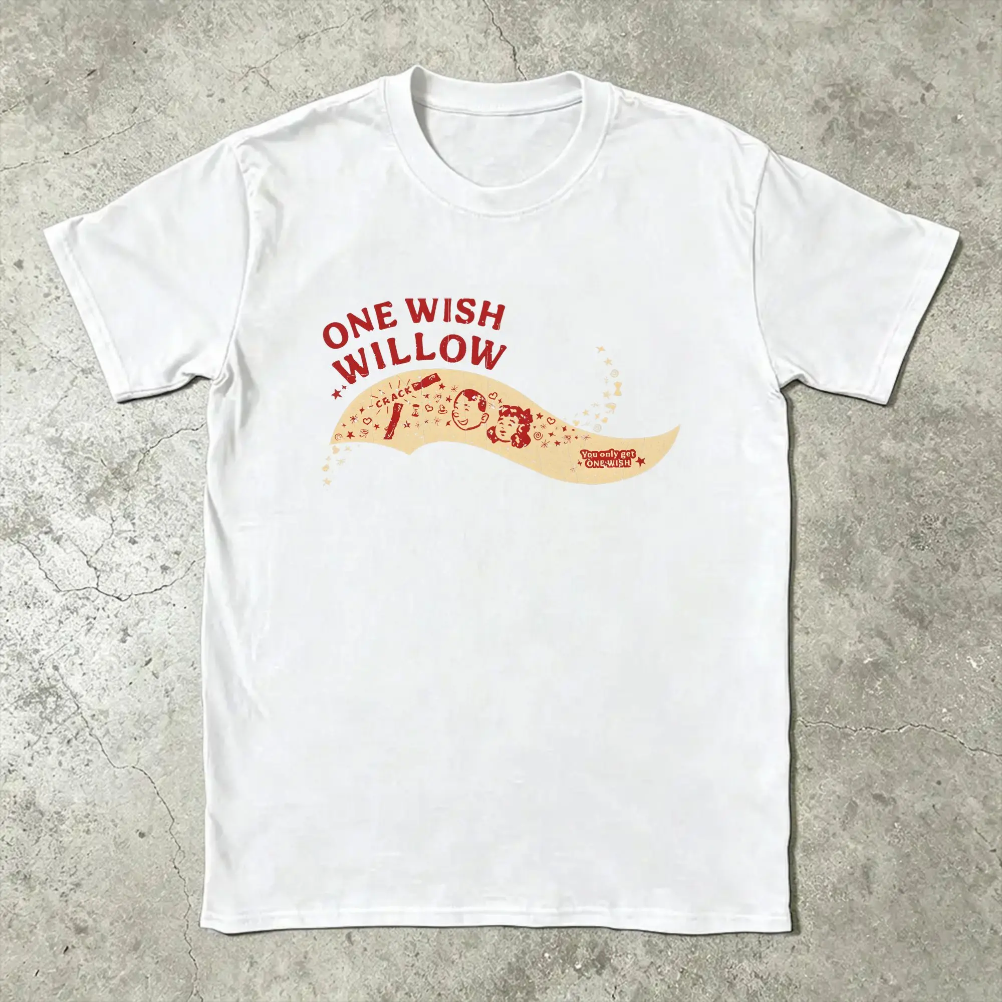 Oversized T-Shirt Summer O-Obsession Movie One Wish Willow Leisure T-Shirts  Cotton Tshirt  Pattern Short Sleeve Clothing