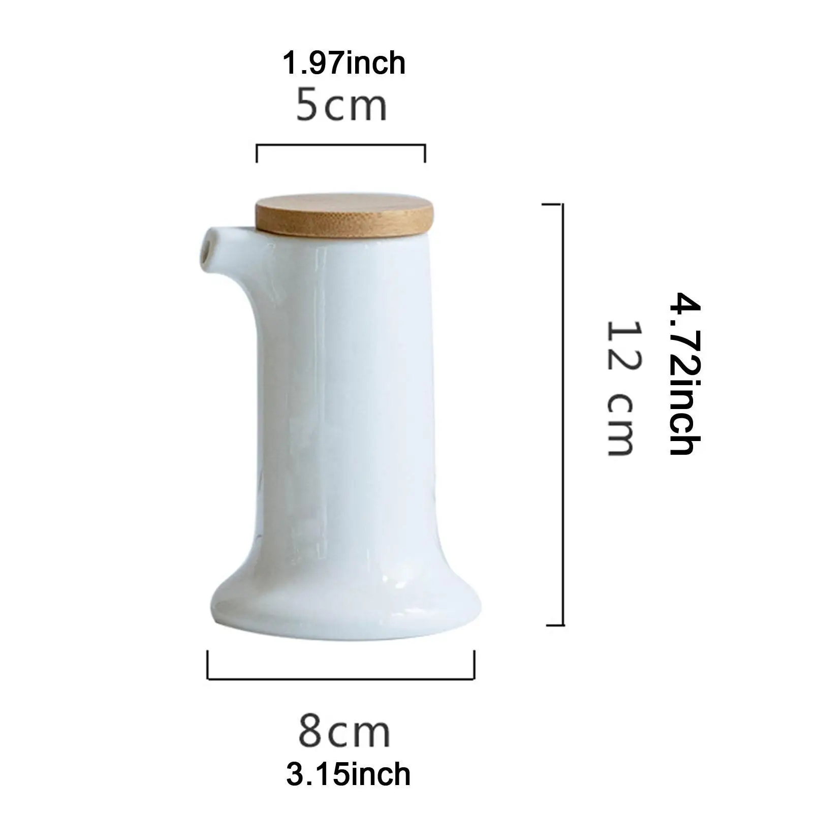 Contenedor de condimentos de cerámica, botella de aceite de cerámica, suministros de cocina, botella de salsa