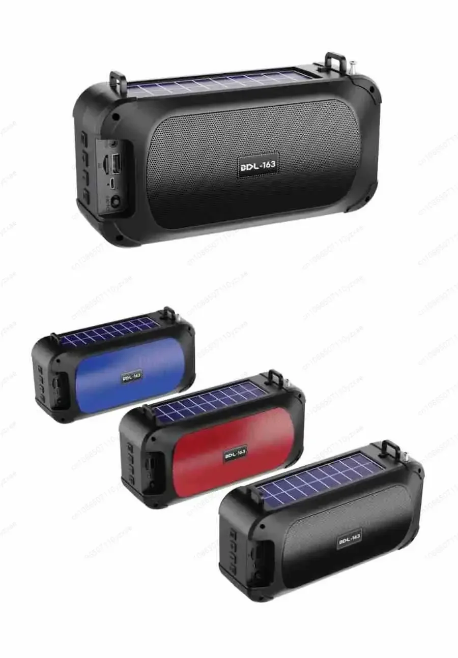 

Solar audio bluetooth outdoor speaker ambient lights high value sound card wireless speaker