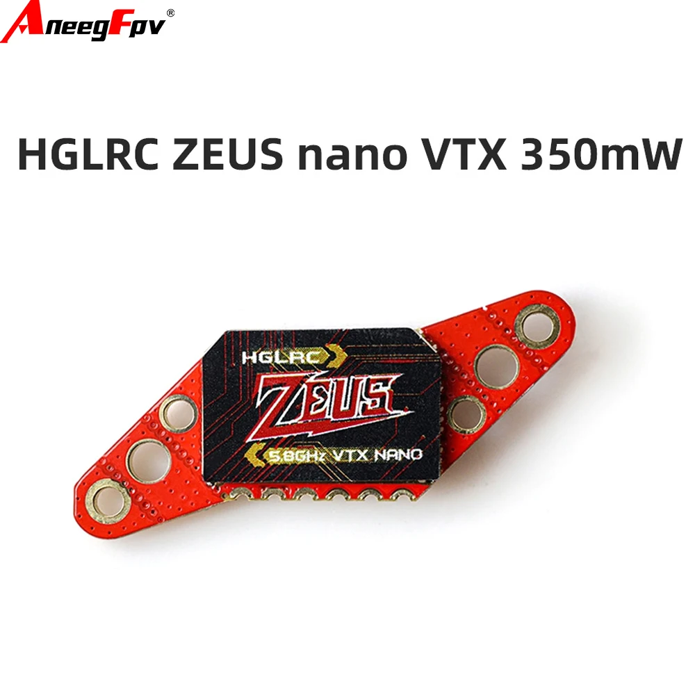 

HGLRC Zeus VTX FPV передатчик 350 мВт/800 мВт/1,6 Вт/2,5 Вт со встроенным микрофоном для RC Drone Racing Freestyle 5,8G 2,4G 40CH