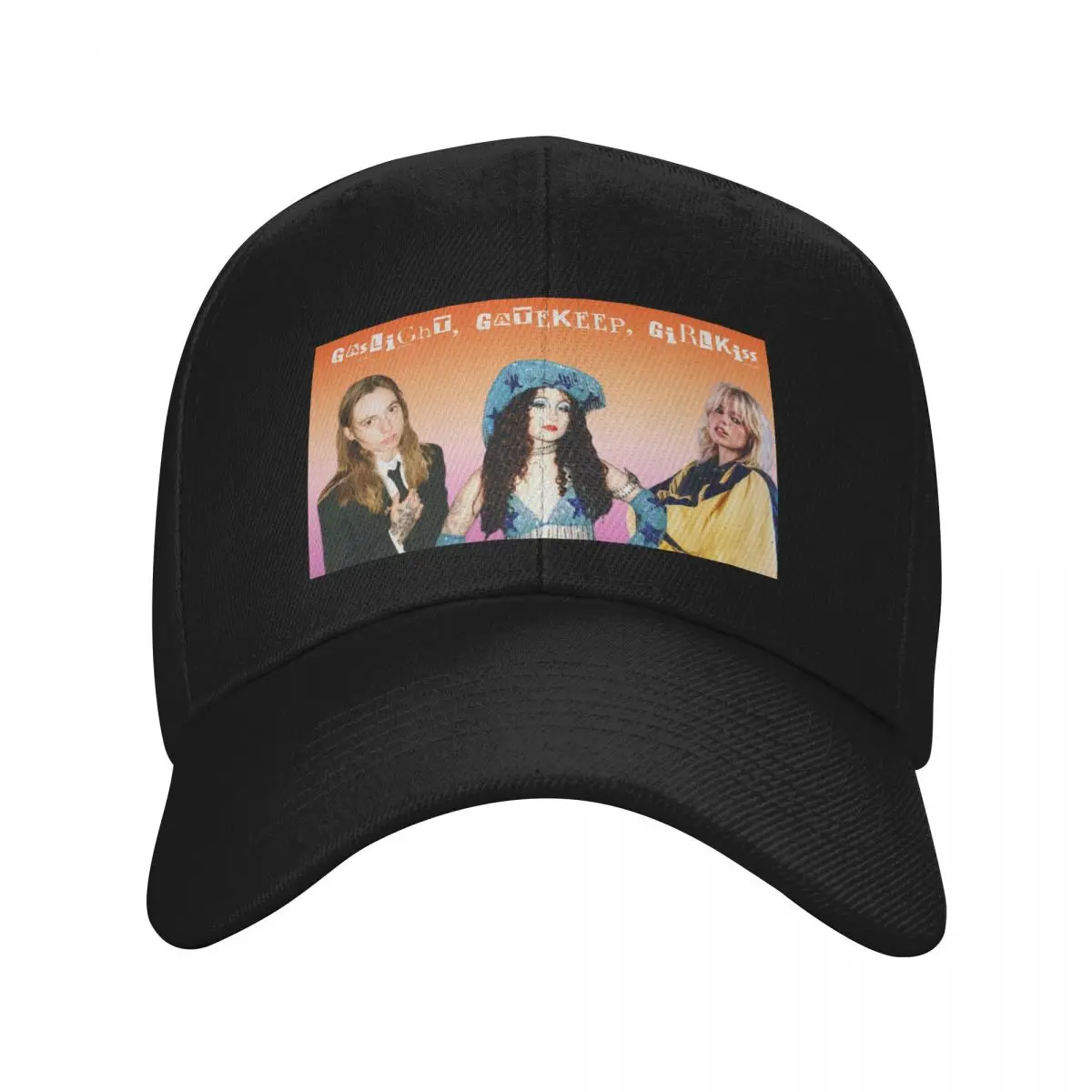 Gaslight, Gatekeep, Girlkiss. Julien Baker, Chappell Roan, Renee Rapp Baseball Cap Snapback Cap Women Beach Fashion Men's