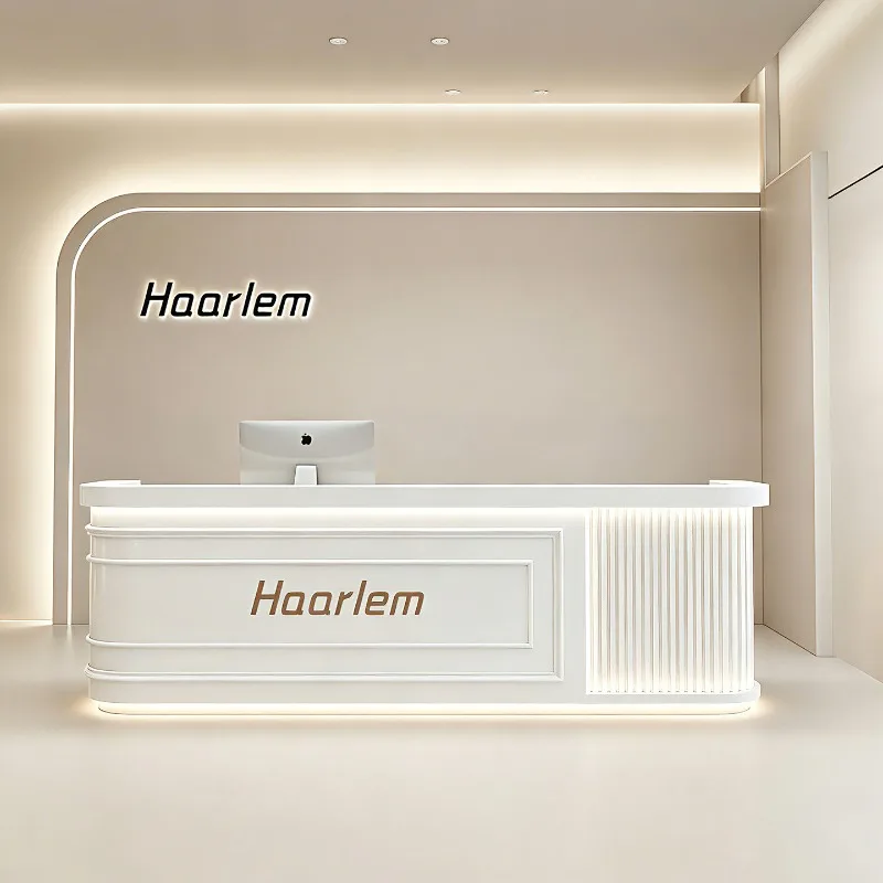 Long Organizers Reception Desks Modern Shelves Restaurant Best Company Reception Desks European Scrivania Commercial Furniture