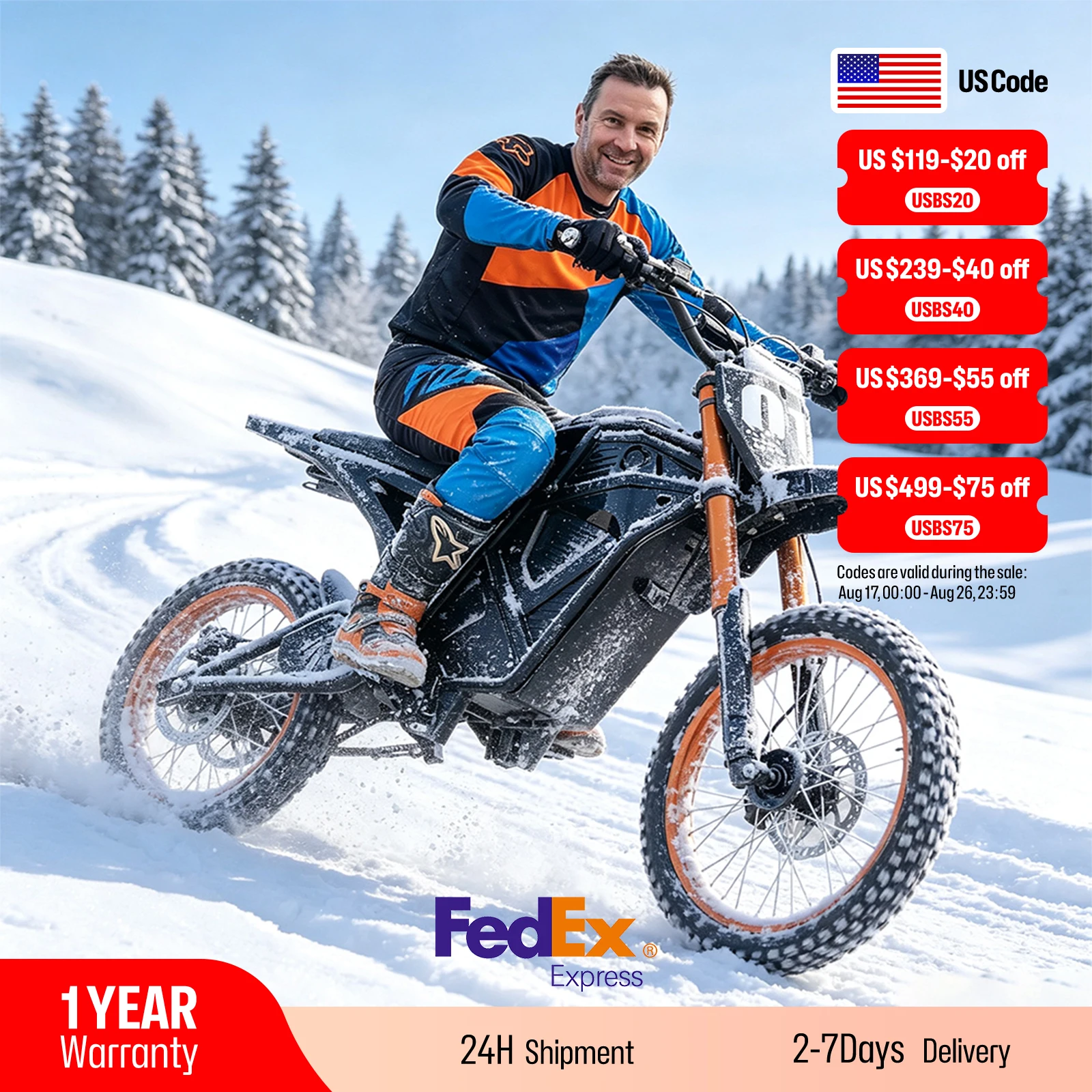 3000W Rear Drive Electric Pit Bike EDB001 48V21Ah Lithium Battery Max 37MPH Adult Mini Off Road Electric Dirt Bike Hydraulic Disc Brake