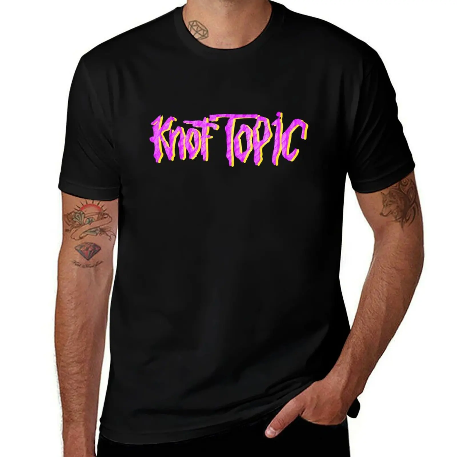 

Knot Topic T-Shirt oversizeds Short sleeve tee compression shirt men