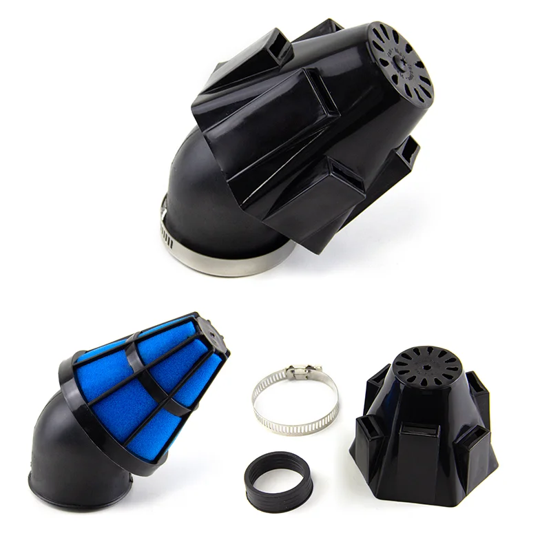 35 38 42 45 48 50 mm New Motorcycle Foam Air Filter With Waterproof Housing Sponge Cleaner Filter Scooter Pit Bike ATV Accessory
