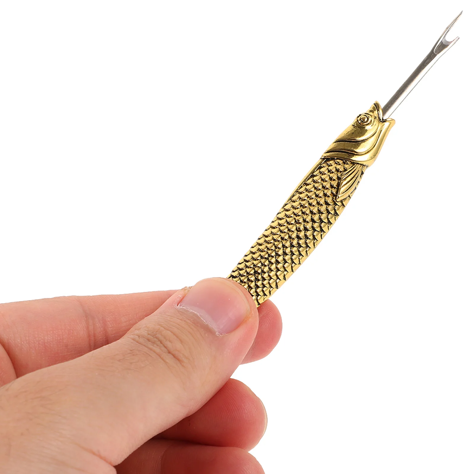 

Seam Ripper Small Golden Fish Shape Needle Puller Durable Non Slip Handle Cross Stitch Sewing Tool Thread Remover Practical