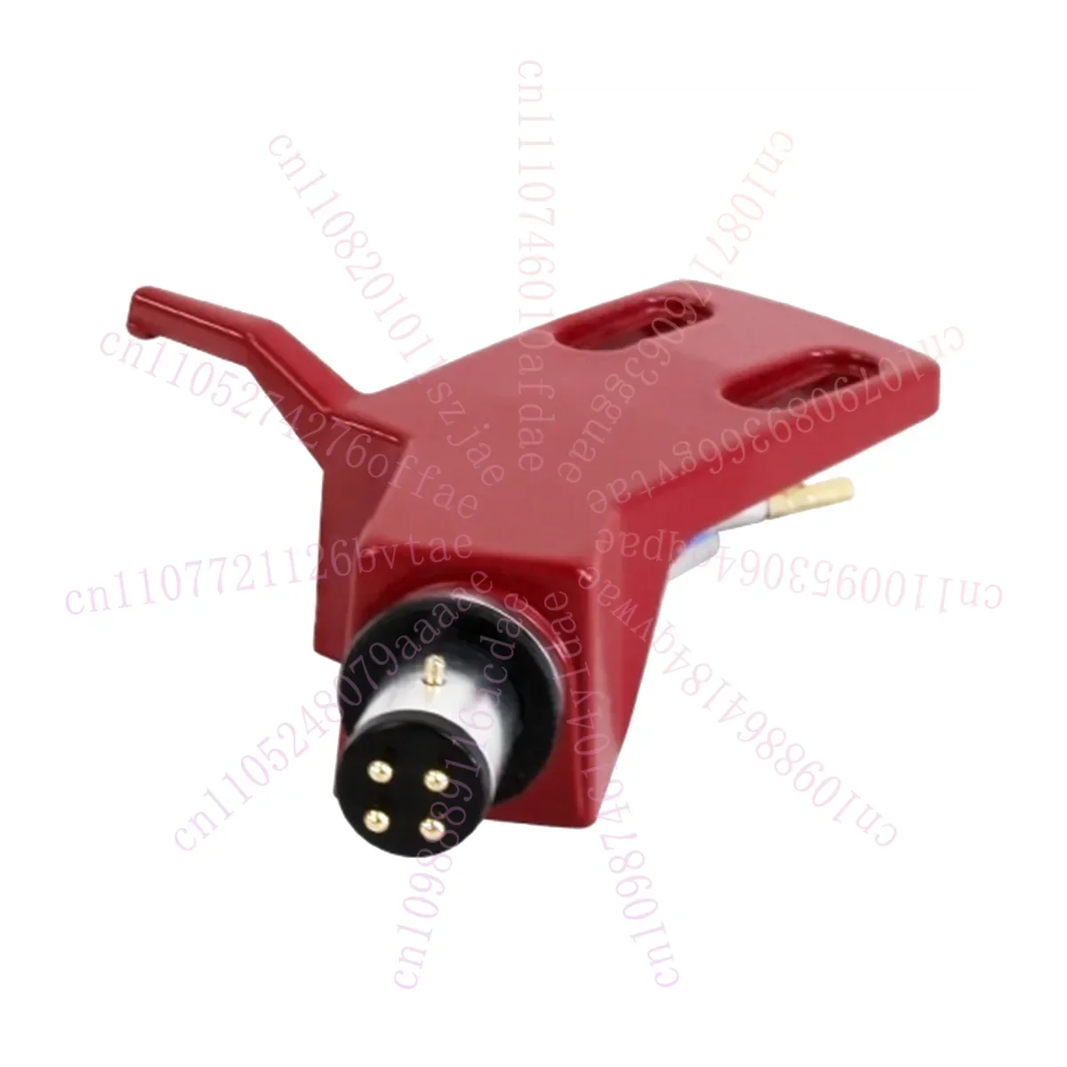 Turntable Headshell Aluminium Alloy Headshell Record Turntable Needle Replacement Phono Stylus Cartridges Rack Red