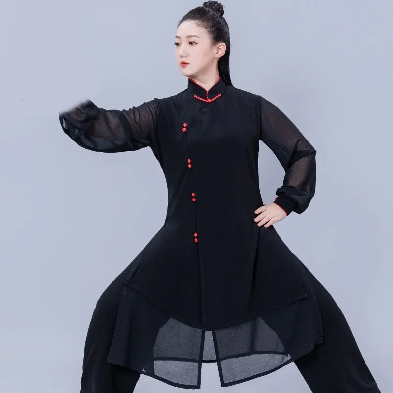 Tai Chi Uniform Kung Fu Outfit Oriental Wushu Performance Costumes Chinese Warrior Costume Kungfu Taichi Wing Chun Suit 11024