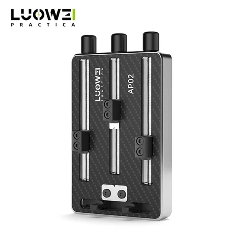 LUOWEI LW-AP02 Triaxial Carbon Fiber Motherboard Fixture PCB Fixing Holder Mobile Phone PCB Clamp Soldering Repair Tools