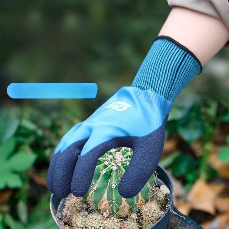 Horticultural gloves are stab proof, puncture proof, waterproof, suitable for planting roses, weeding, and floral artists