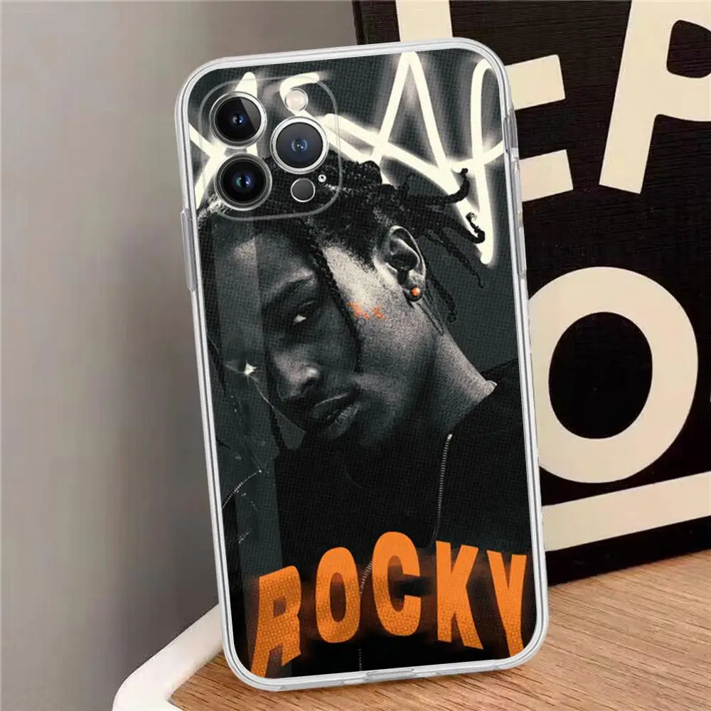 A-Asap Rapper R-Rocky Phone Case Silicone Soft for iphone 15 14 13 12 11 Pro Mini XS MAX 8 7 6 Plus X XS XR Cover