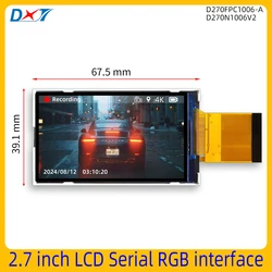 2.7 inch LCD display serial RGB interface 960*240 TFT ILI8961 Dashcam D270FPC1006-A D270N01006