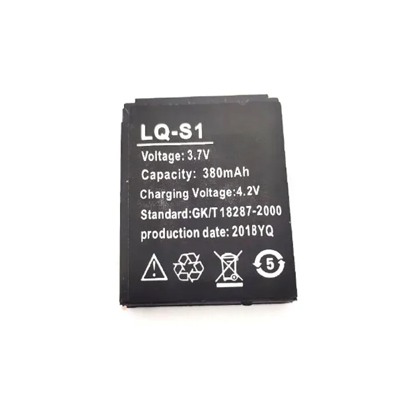 3.7V 380mAh LQ-S1 Rechargeable lithium Battery LQS1 Durable Smart Watch Battery For Smart Watch QW09 DZ09 W8  A1 V8 X6 Drop Ship