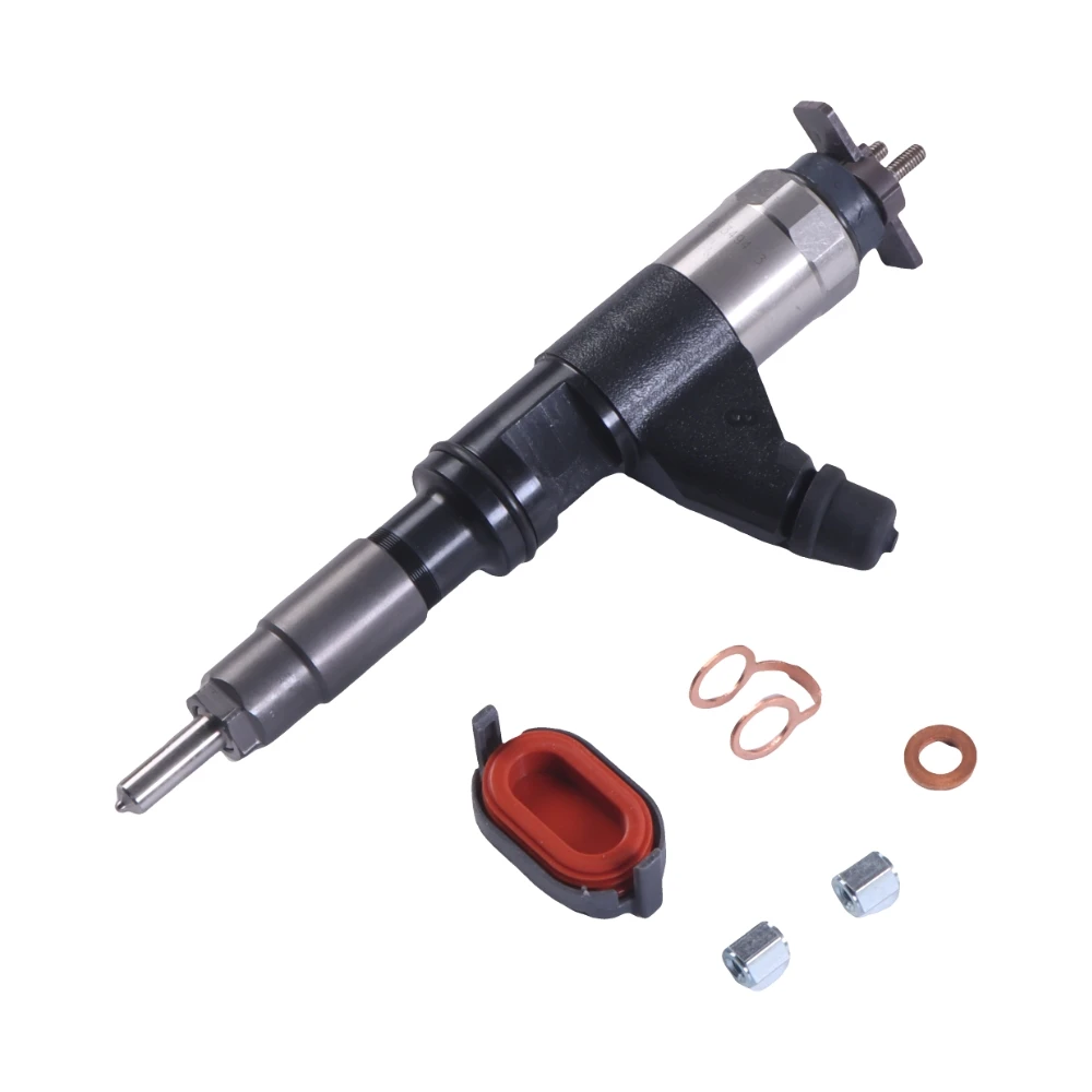 4pcs Fuel Injector 095000-6321 DZ100211 SE501928 095000-6320 RE546783 RE530361 RE531210 For John Deere 120D 130G 210LJ 4045 6068