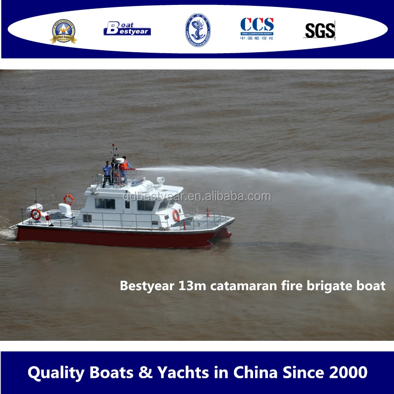 Bestyear 13m Catamaran Fire Brigate Boat