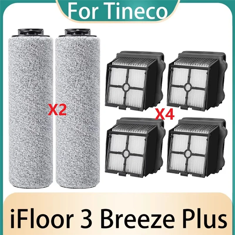 YCOC-Roller For Tineco Ifloor 3 Breeze Plus/Floor One S3 3 Breeze Plus Replacements Vacuum Cleaner Accessory Part