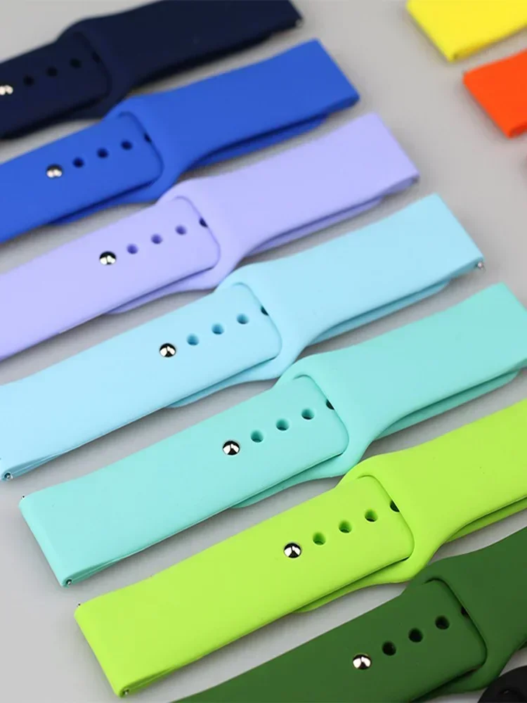 Straps For Samsung Galaxy watch 6/5/pro/4 Classic Silicone bracelet Huawei watch GT 4-2-2e-3-3 pro 41mm 46mm18mm 20mm 22mm band image 2