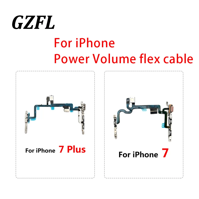 

Подходит для iPhone 7 plus, кабель загрузки, кнопка загрузки, кнопка регулировки громкости сотового телефона, кнопка питания, Боковая кнопка