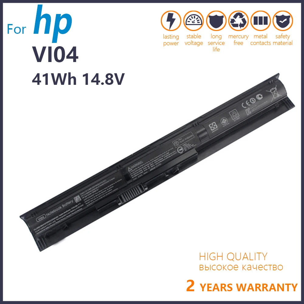 Genuine VI04 Replacement BATTERY FOR HP Pavilion 14 15 17 Envy 14 15 17 SERIES REPLACE HSTNN-LB6I HSTNN-LB6J HSTNN-LB6K VI04