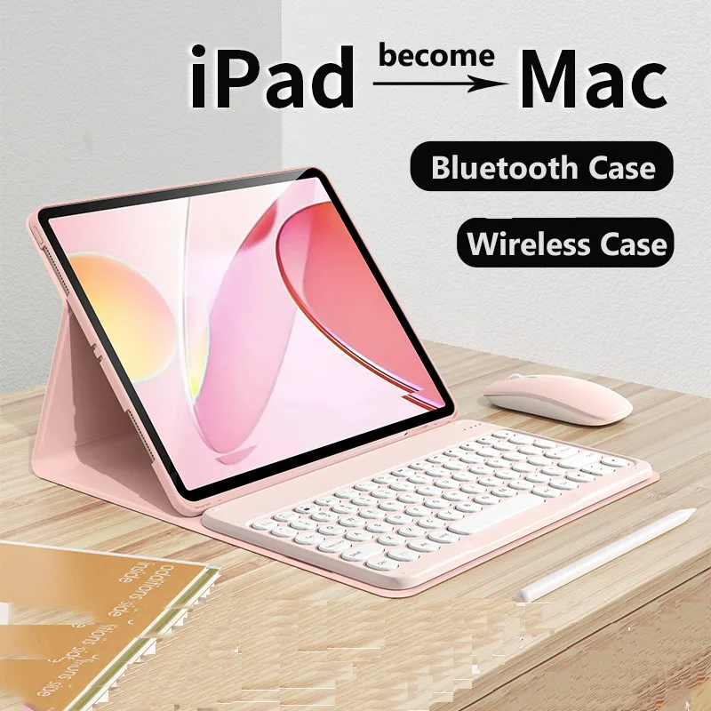 Wireless Bluetooth Keyboard Case forXiaoxin Pad Pro GT 11.1inch 2025 Idea Tab 11 TB336ZU for Xiaoxin Pad 11“  K10 2nd 10.1inch