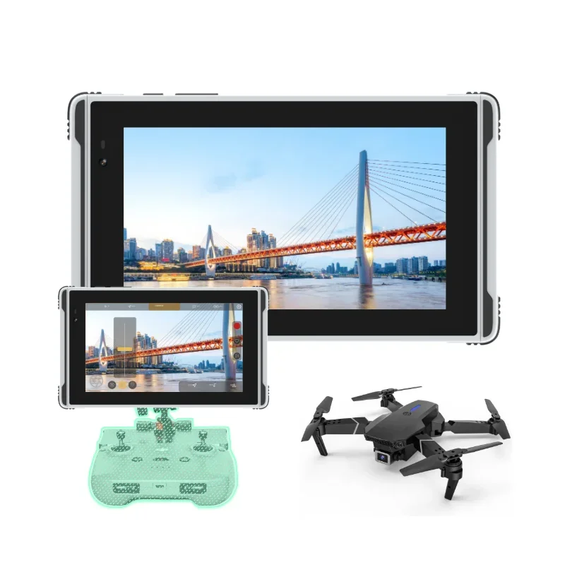 Прочный планшет 2600Nits Drone для DJI Mavic 3 MINI Air 2 PRO FPV UAV аксессуары для управления солнечным светом 7 'Android Hugerock X7