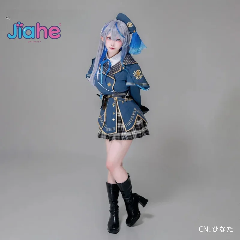 

Amagai Ruka Cosplay In Stock Vtuber Costume Halloween Xmas JK uniform jacket skirt hat tie socks men women sweet suit S-XXL