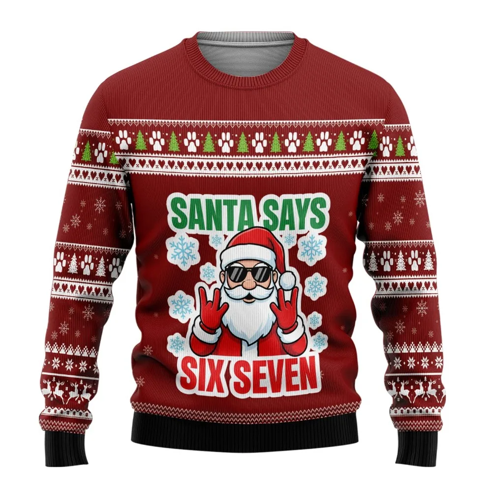 Śmieszny Brzydki Sweter Świąteczny Damski Męski Odzież Moda Wygodny Sweter Świąteczny Swetry Świąteczne 67 Pulowery Ubrania