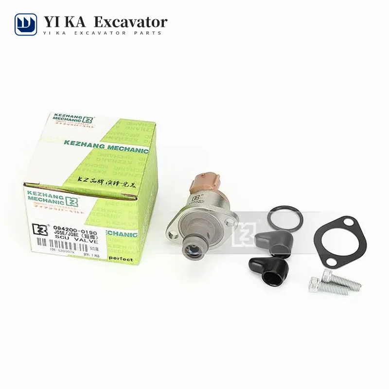 For  Hitachi ZAX EX4/6HK1 diesel oil pump SCV valve (short) 594200-0190 J05E/J08E KZ brand excavator