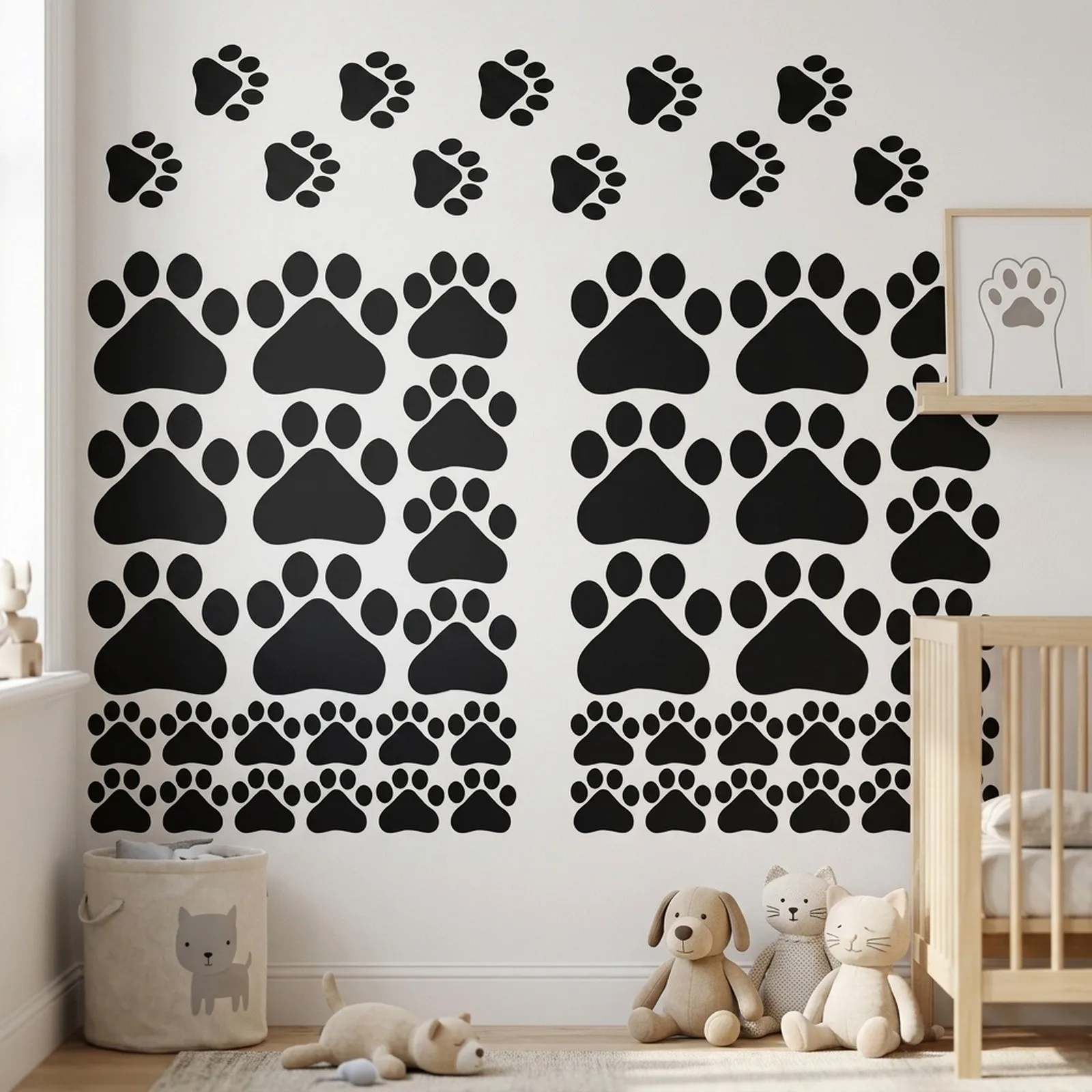 Vinyl for Wall Decals Dog Cat for footprints Pawprints Wall Stickers Decorate Your Home And In Pet Loving for vibes