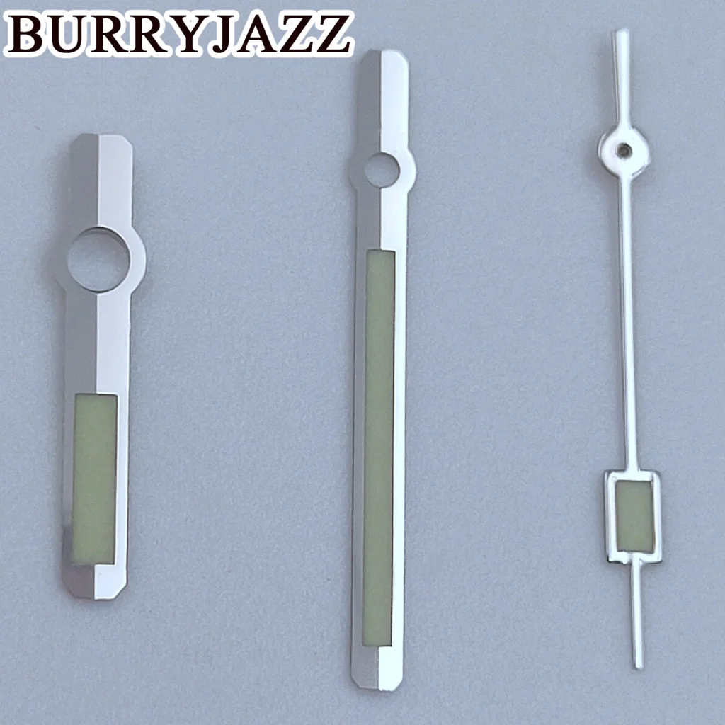 BURRYJAZZ NH35 NH36 NH38 7S26 7S36 4R35 4R36 Watch Hands Black Silver Gold Rose GoldHands Green Luminous