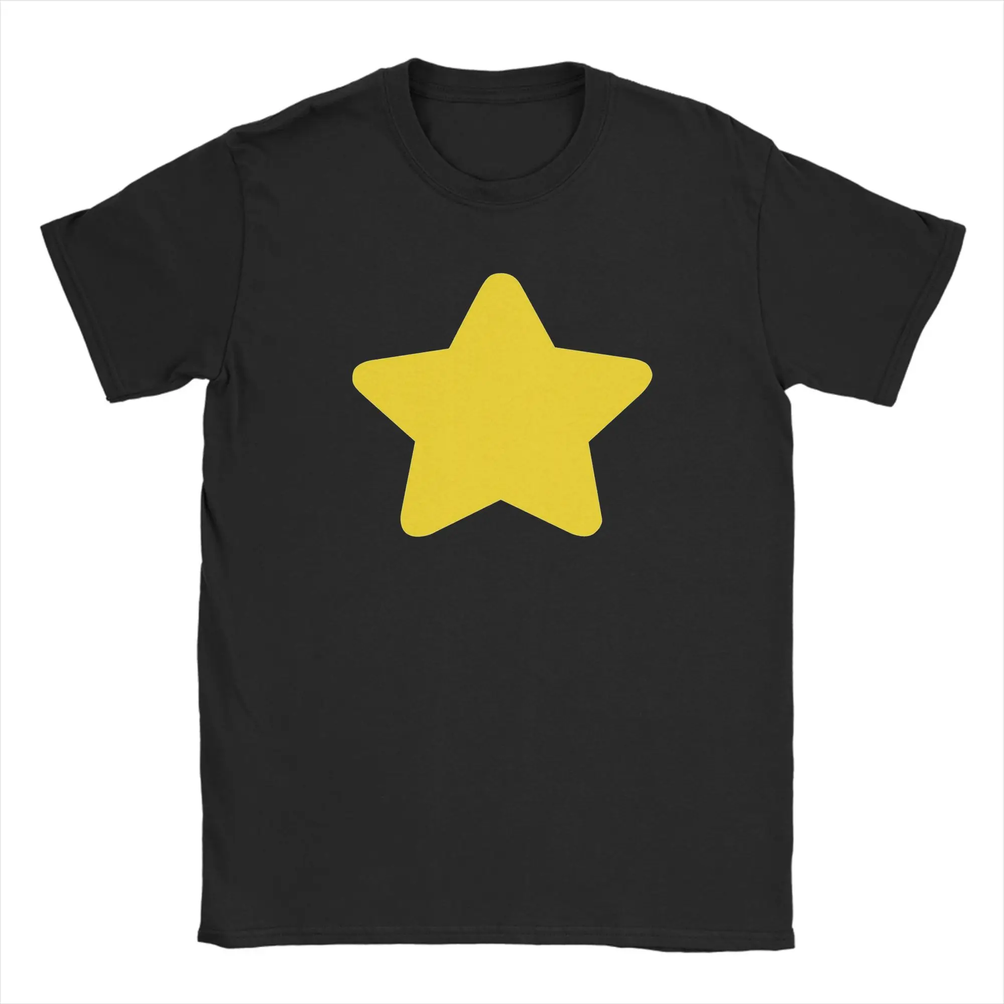 Casual Stevens Universes T-Shirt Men Round Collar Pure Cotton T Shirt Star Short Sleeve Tee Shirt Printed Tops