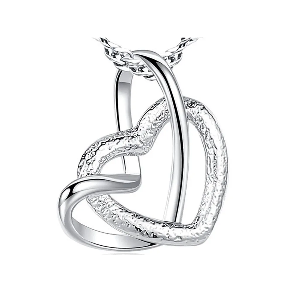 1Pcs Heart Shaped Necklace Pendant Fine Workmanship Elegant Stylish Jewelry Gift for Her Suitable for Any Outfit Daily Wear