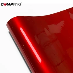 Car Stickers Glossy Aurora Body Color Change Film Aurora Red Adhesive Vinyl Waterproof Sticker for Motorcycle Car Accessories