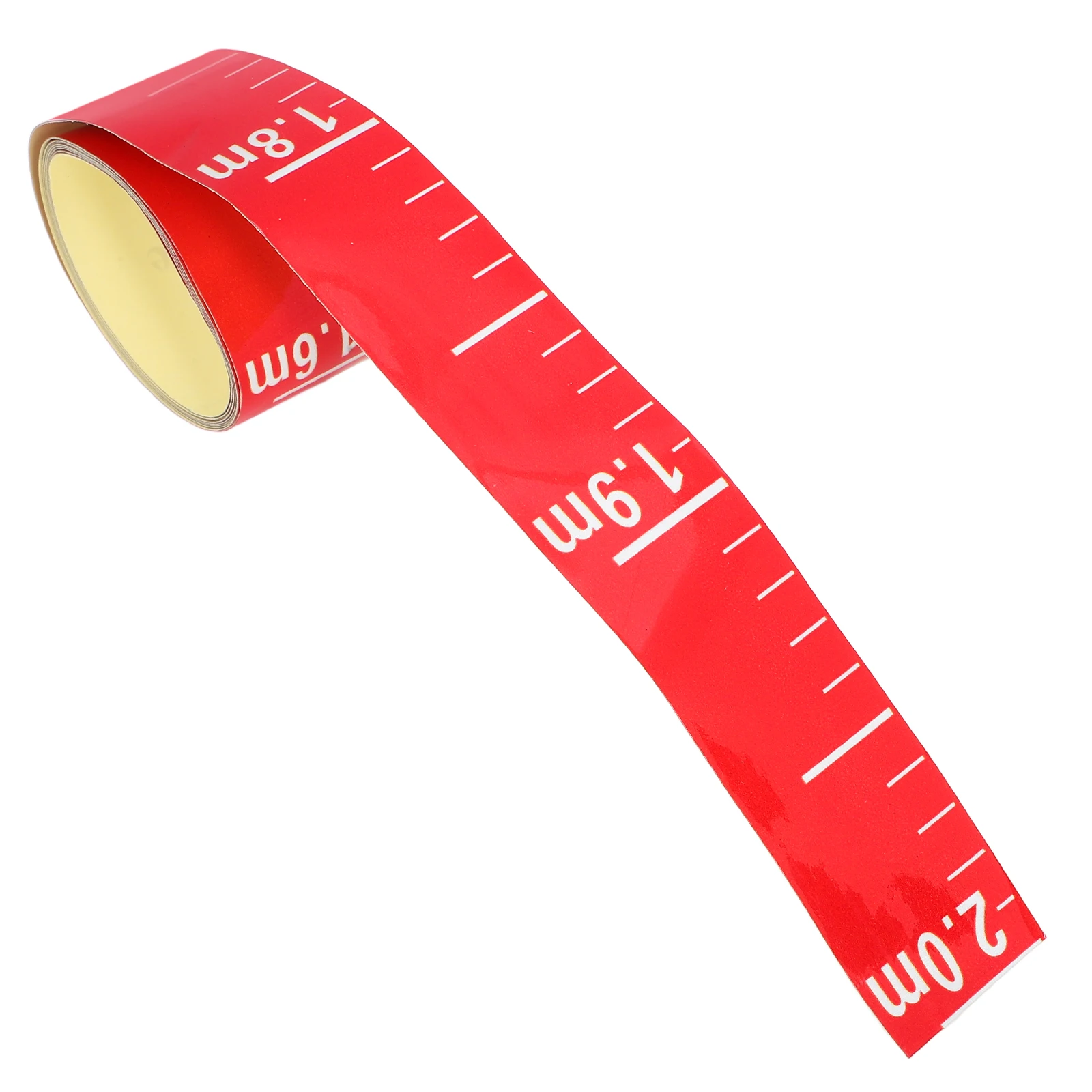 

Gauge Water Level Ruler Sticker Multifunctional Invisible Waterproof Coating Stickers Red Measuring