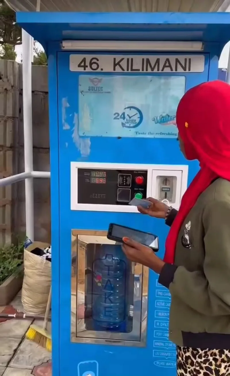 Water ATM Water Vending Machine Drinking Water Dispenser RO Purified Coin Operated Self-Serve for Public Place OME
