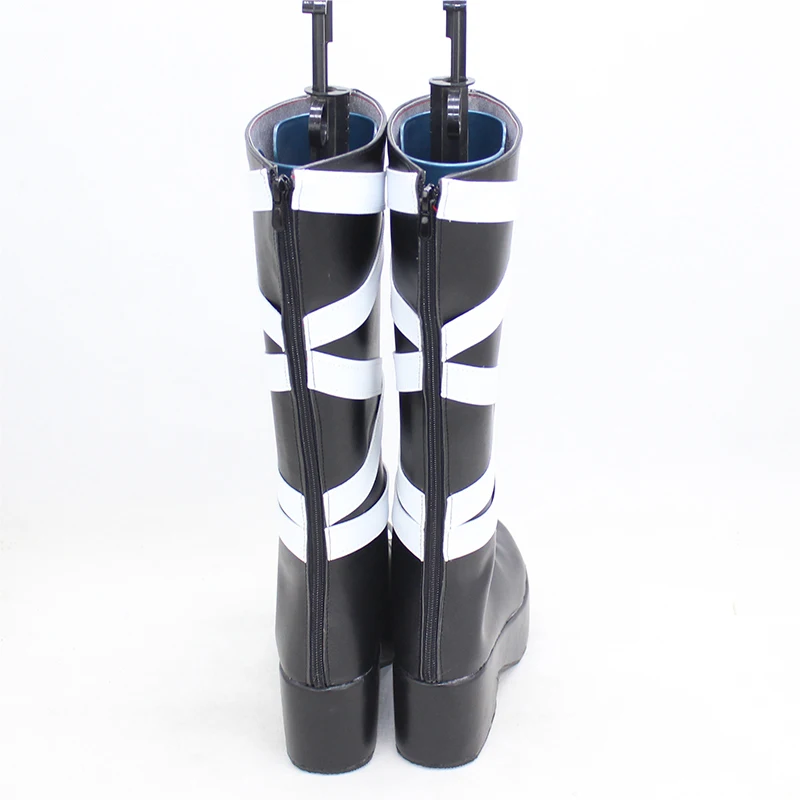 Chrollo lucilfer cosplay sapatos de couro do plutônio botas de carnaval de halloween acessórios anime adereços cosplay feitos sob encomenda