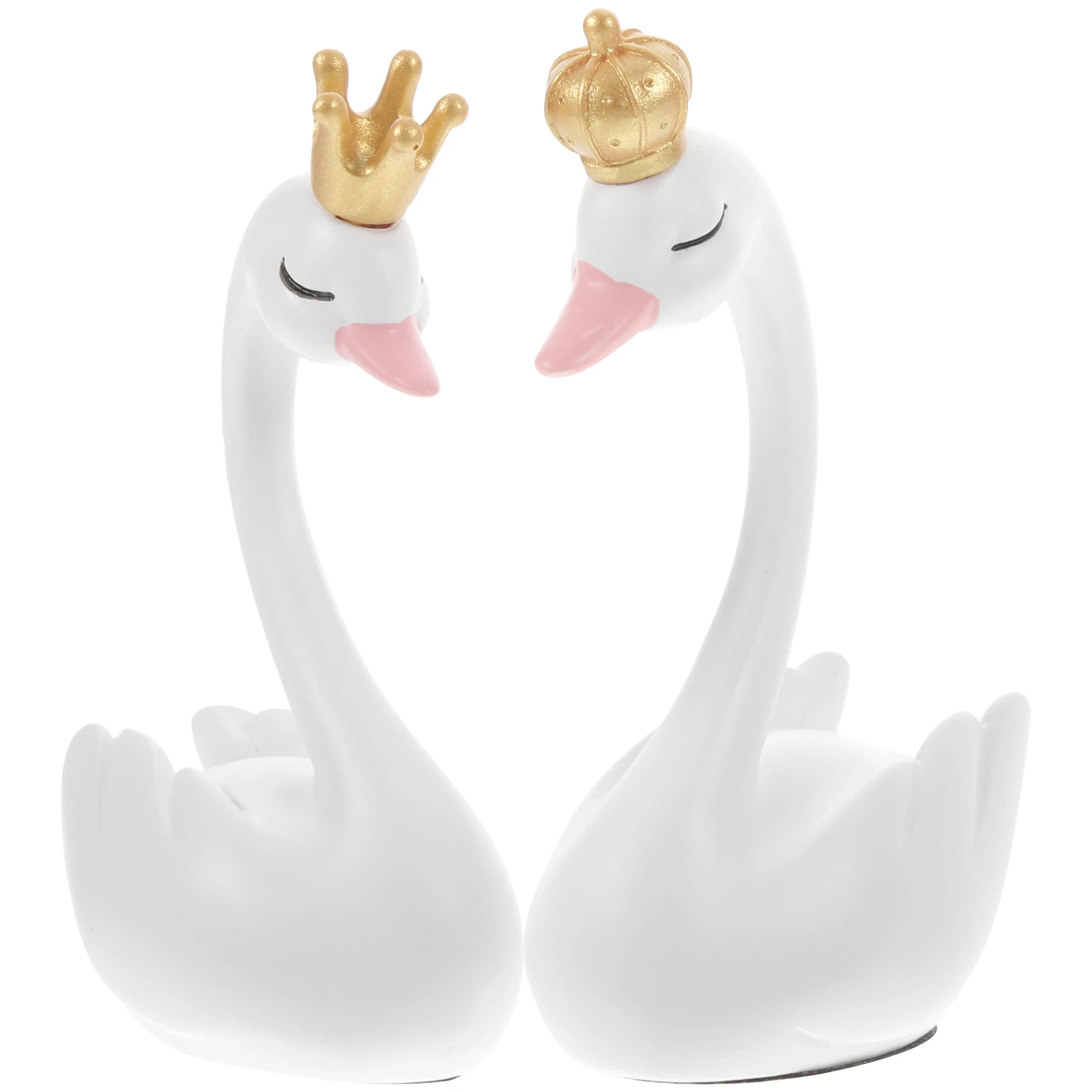 

Garden Swan Ornaments Couple Decor Comfortable Resin Home Decorative Accessories Lovers