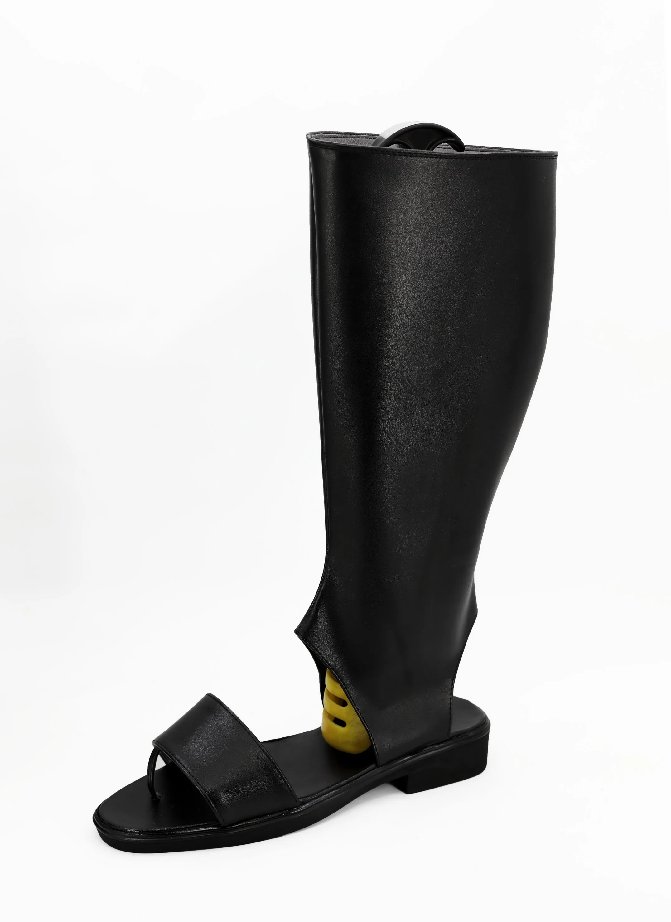 أحذية ساسوكي اوتشيها التأثيرية أحذية أنيمي الهالوين كرنفال حفلة بولي PU أحذية جلدية مصنوعة حسب الطلب