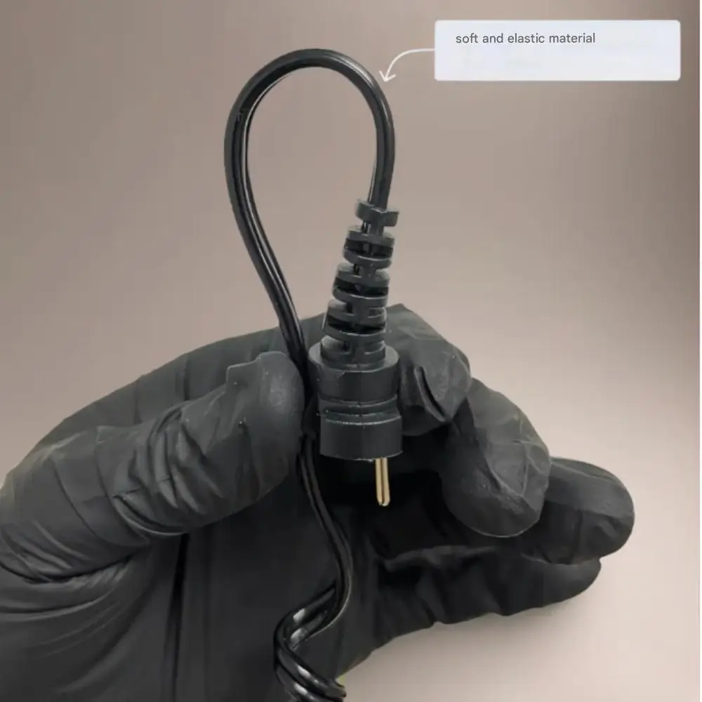 6mm 3-pin Dental Handle Power Cable Cord Manicure Nail Drill Accessory For Strong 210 Marathon H37L1 H37LN Handpiece Spring Wire