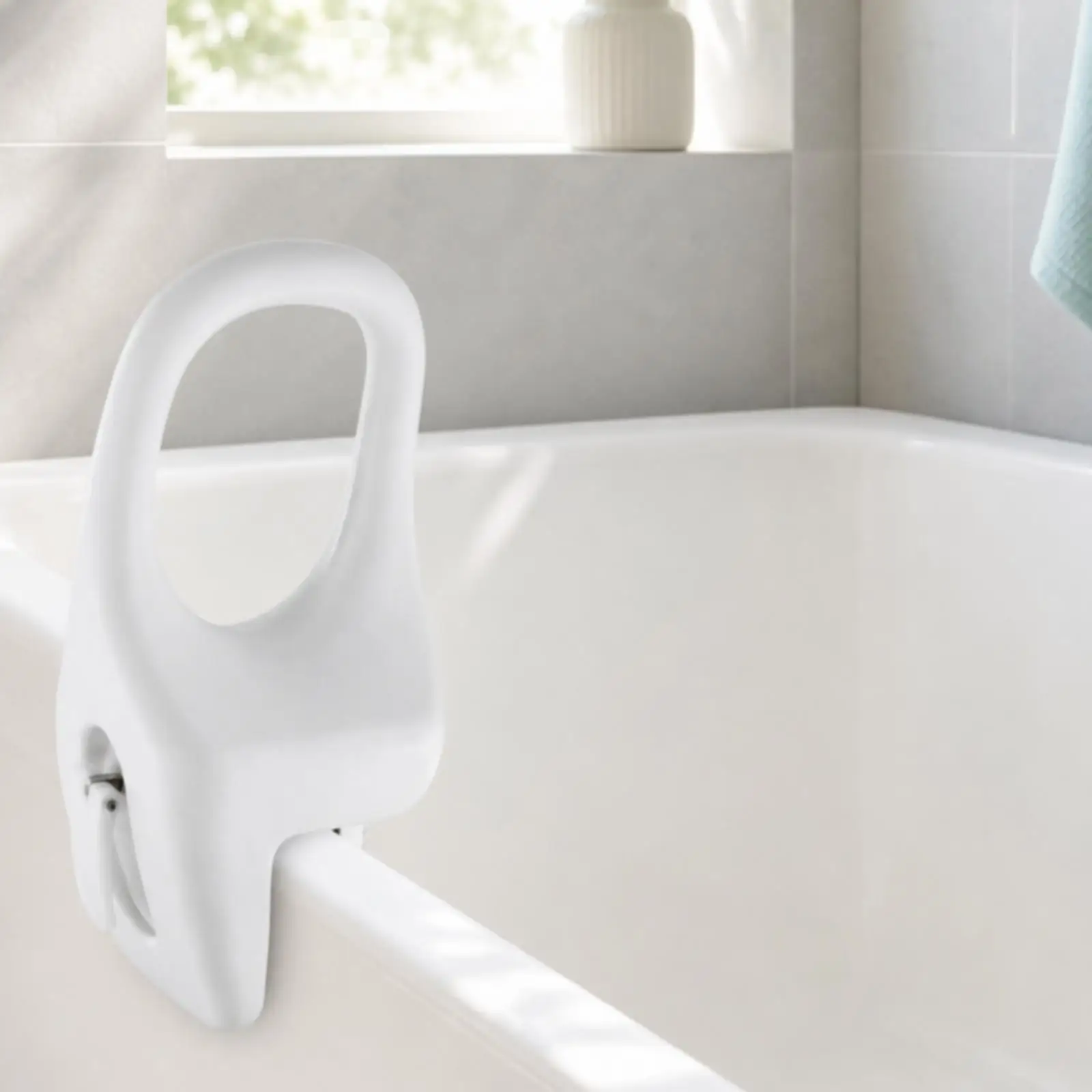 Bathtub Grab Handle Portable Tub Safety Bar Non-Slip for Elderly Women