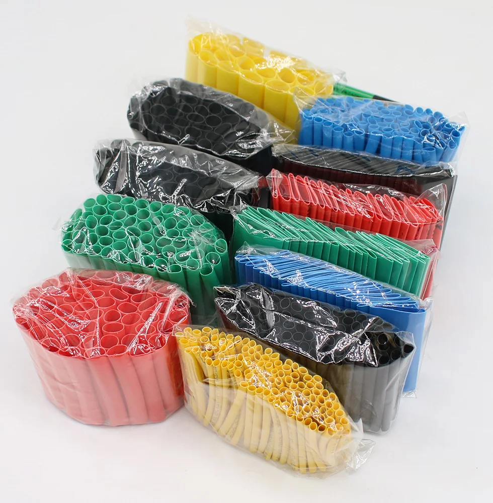530pcs Heat Shrink Tubing Insulation Shrinkable Tube Assortment Electronic Polyolefin Wire Cable Sleeve Kit Heat Shrink Tubes