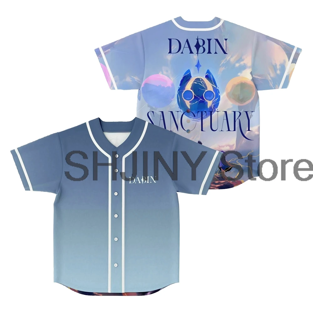 Dabin Sanctuary Merch Jersey Baseball Jacket Shirts 2024 World Tour Short Sleeve Tee Women Men Streetwear Fashion Tops