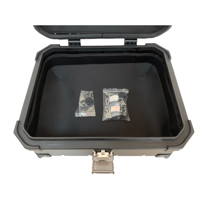 25l Motorcycle Tail Box Aluminum Top Case Waterproof Tail Box Motorcycle Alloy Zhuitu Fullface Motorcycle Helmet Storage Trunk