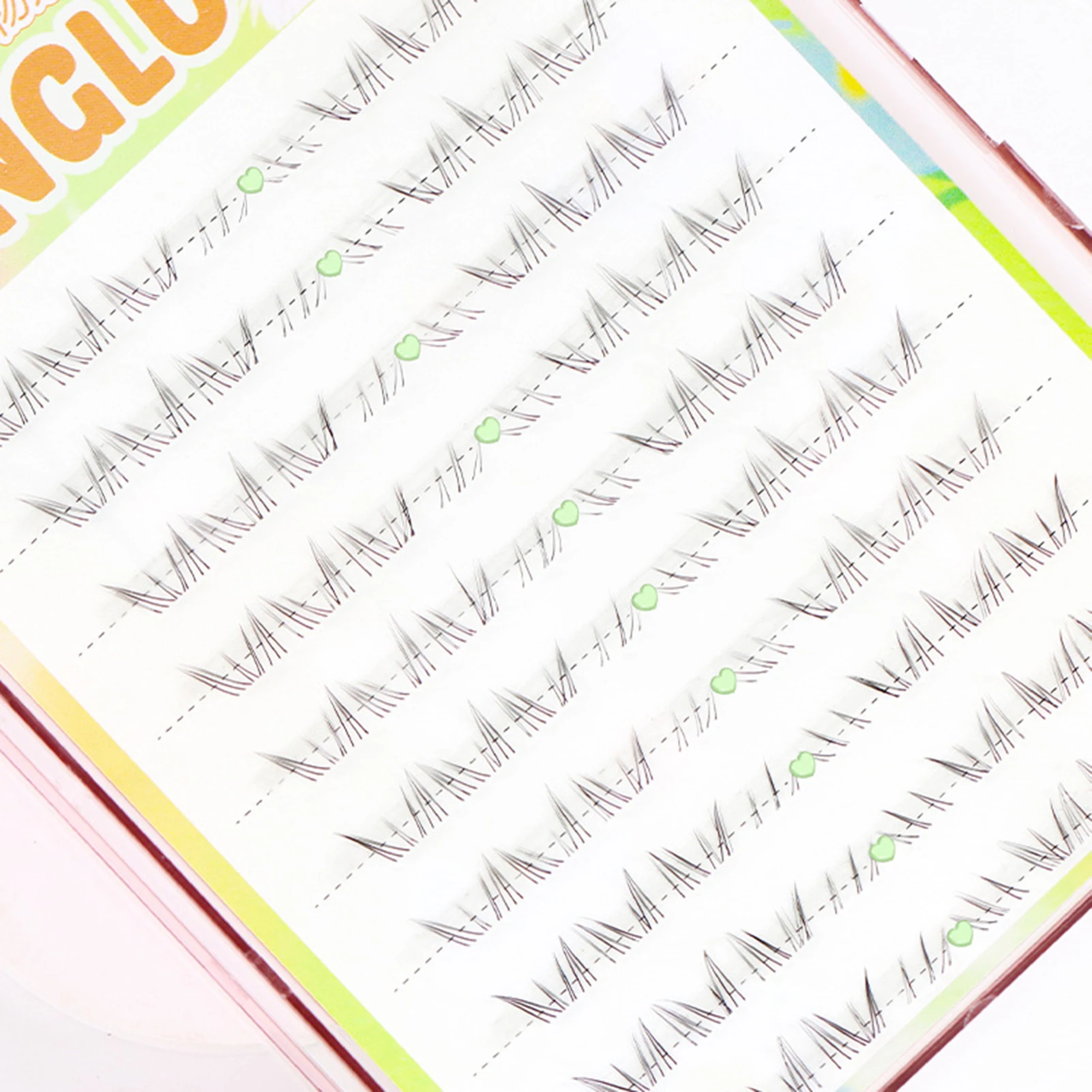 Manga Lower Lashes 10 Pairs Clear Band Bottom Lashes Natural Wispy Handmade Under Eye Lashes Extensions Soft Fake Lashes Pack