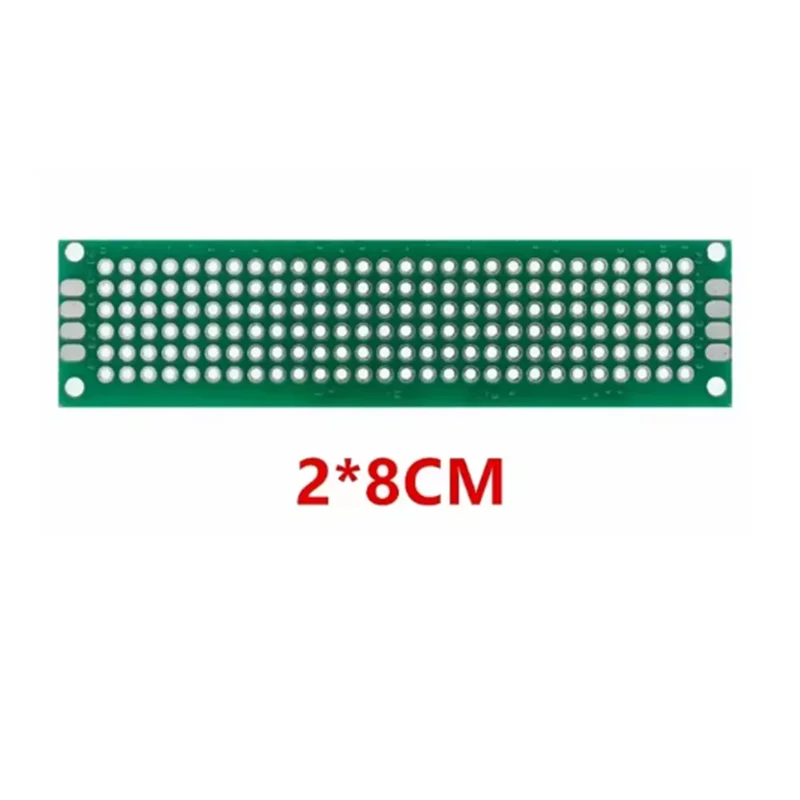 5pcs PCB Board Prototype Board Green 2x8/3x7/4x6/5x7/7x9/8x12/9x15cm Double Sided Circuit Boards For DIY Soldering Project
