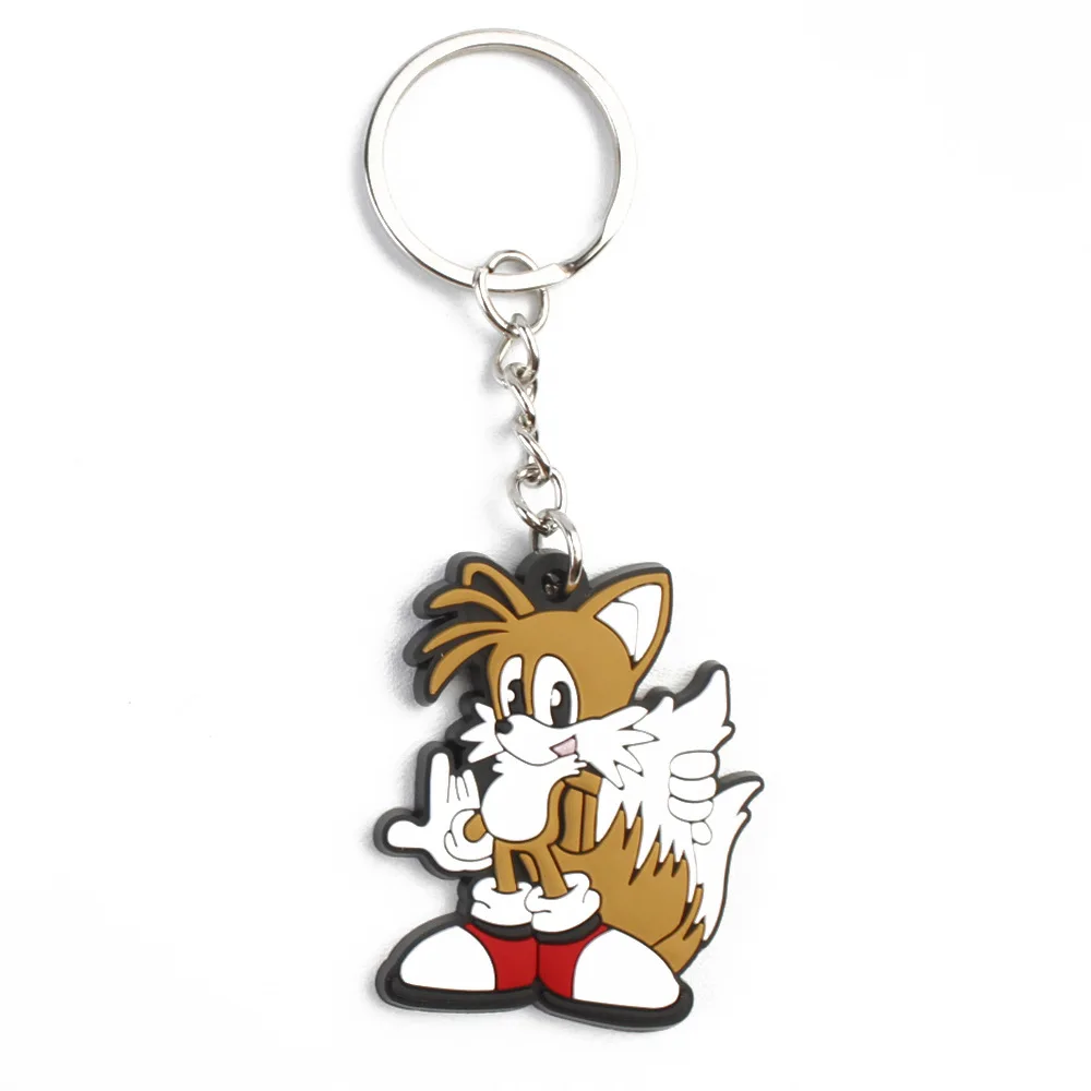 Sonic The Hedgehog anime thema sleutelhangers, stripfiguren, modellen, rugzak sleutelhangers, kerstcadeaus, verjaardagscadeaus