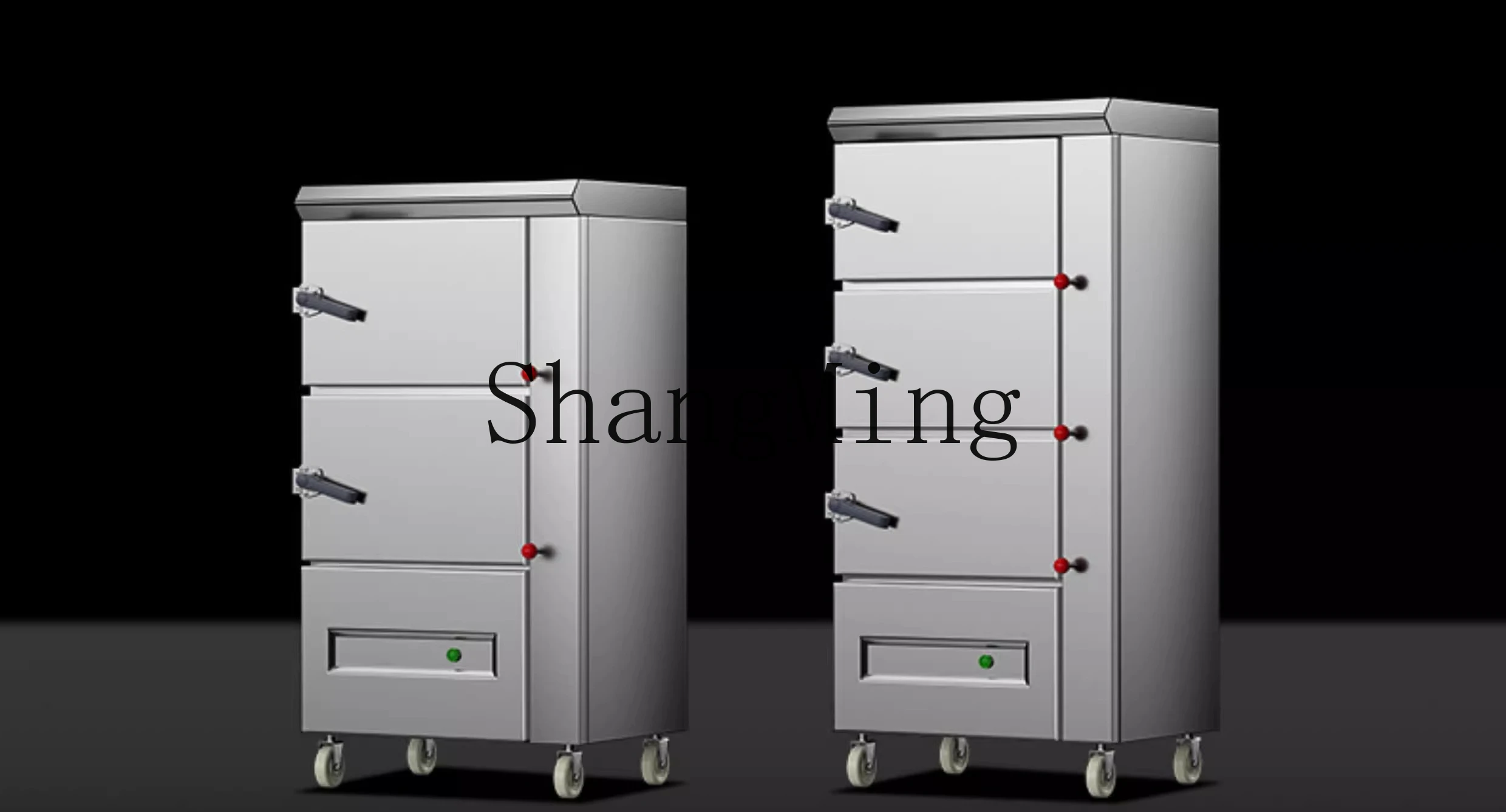 ZYY-vaporizador comercial de tres puertas para mariscos, cantina, calefacción eléctrica, vaporizador inteligente pequeño